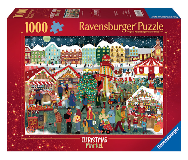 Tuotekuva 1 - Christmas Market Palapelit 1000 palaa, Ravensburger