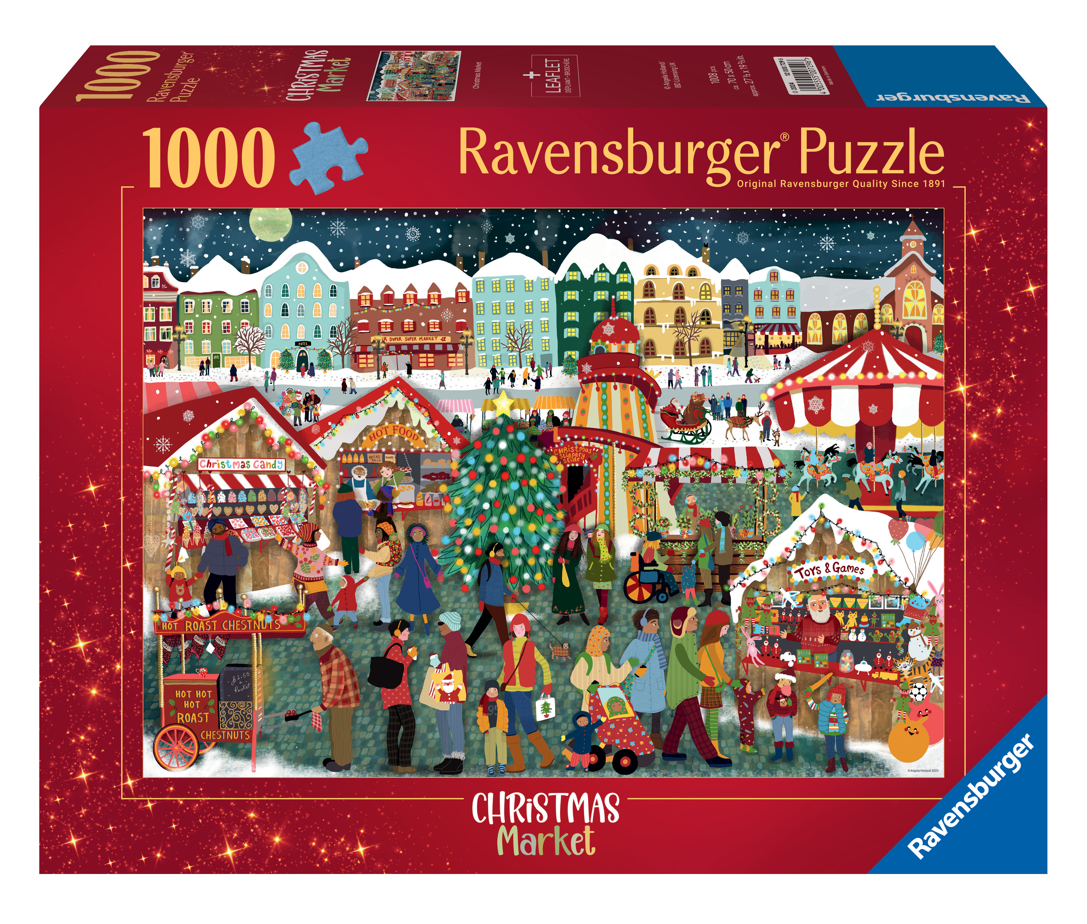 Pussel Christmas Market 1000 bitar, Ravensburger