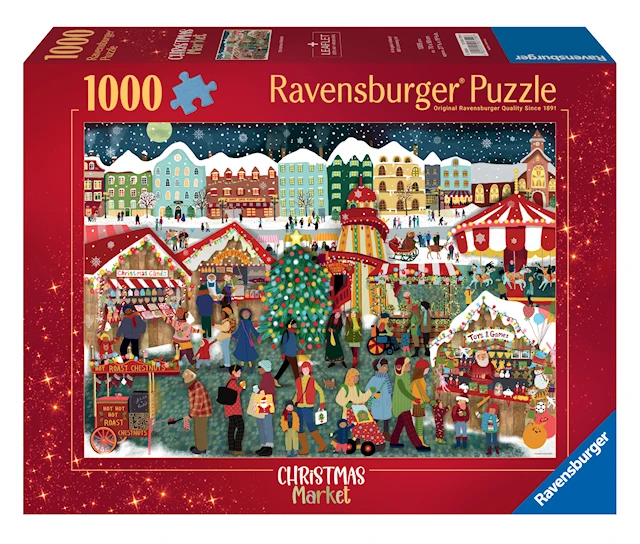 Pussel Christmas Market 1000 bitar, Ravensburger