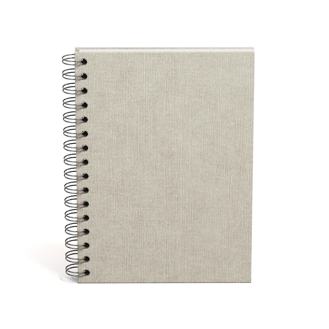 Anteckningsbok A5 Linjerad Linen 90 Blad Bigso Box of Sweden