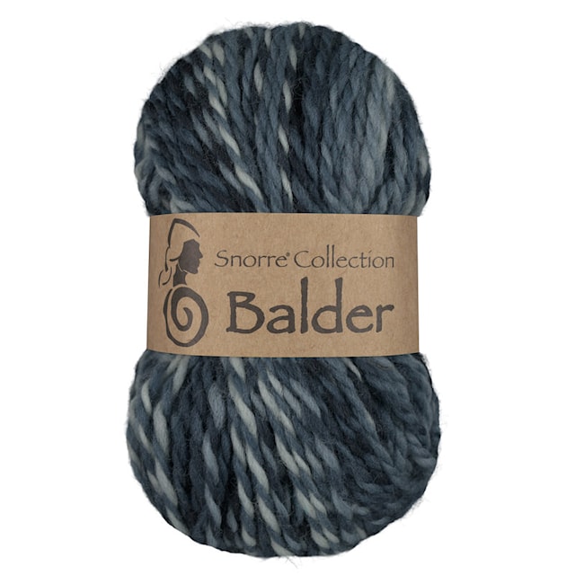 Balder Enfargede Ull 100 gr Grå 811 Viking Snorre