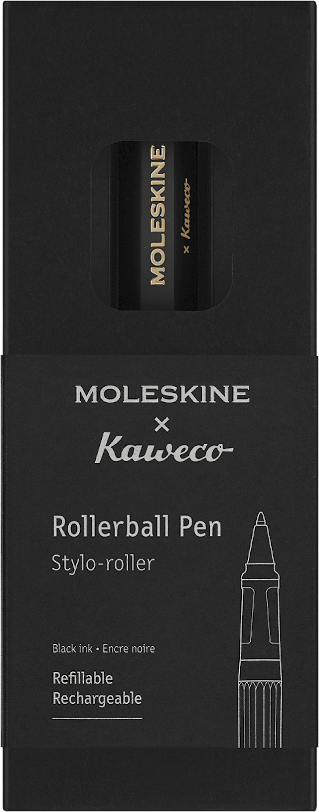 Tuotekuva 3 - Moleskine Kaweco Rollerball -kynä 0.7 musta
