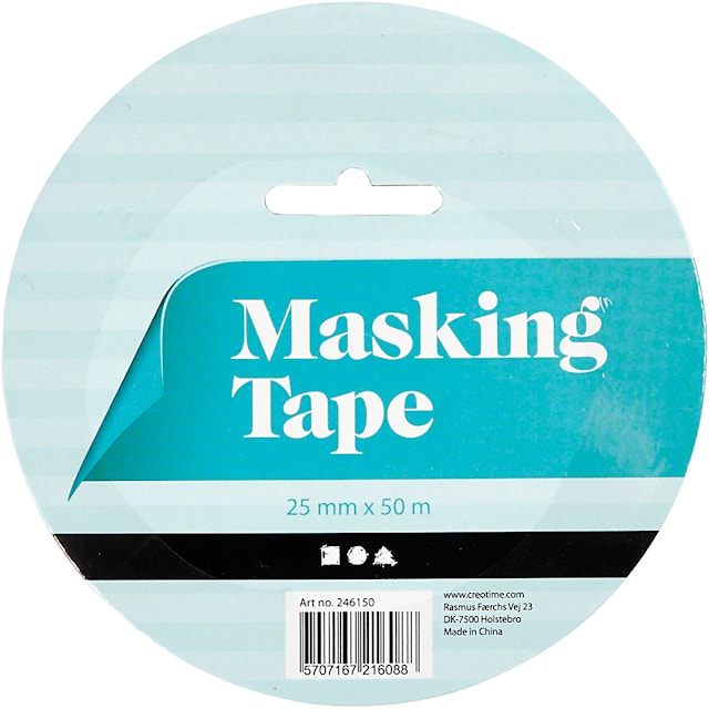 Produktbilde 1 for Maskeringstape, B: 25 mm, 50 m/ 1 rl.