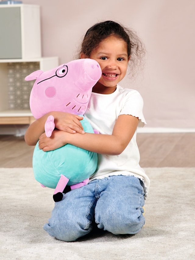 Produktbild 3 för Greta Gris Pappa Gris, Gosedjur (37cm)