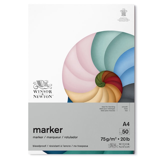 Produktbilde 1 for Bleedproof Marker Blokk A4 Winsor & Newton