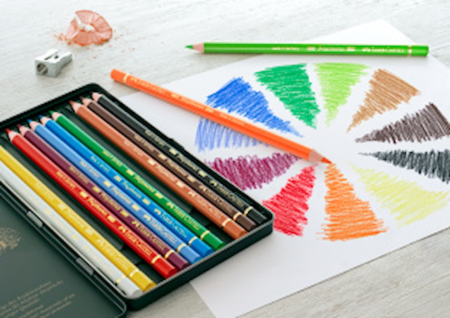 Tuotekuva 2 - Värikynät Polychromos peltirasiassa 12 kpl Faber-Castell