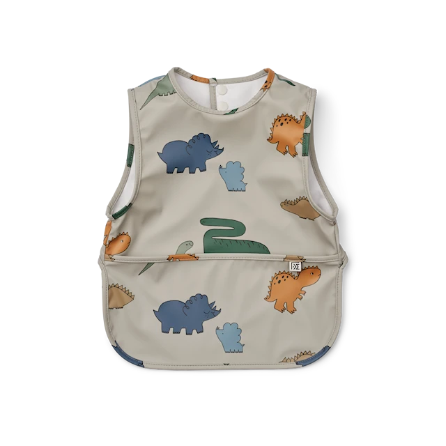 Bria Ruokalappu Dinosaurs/Mist Liewood