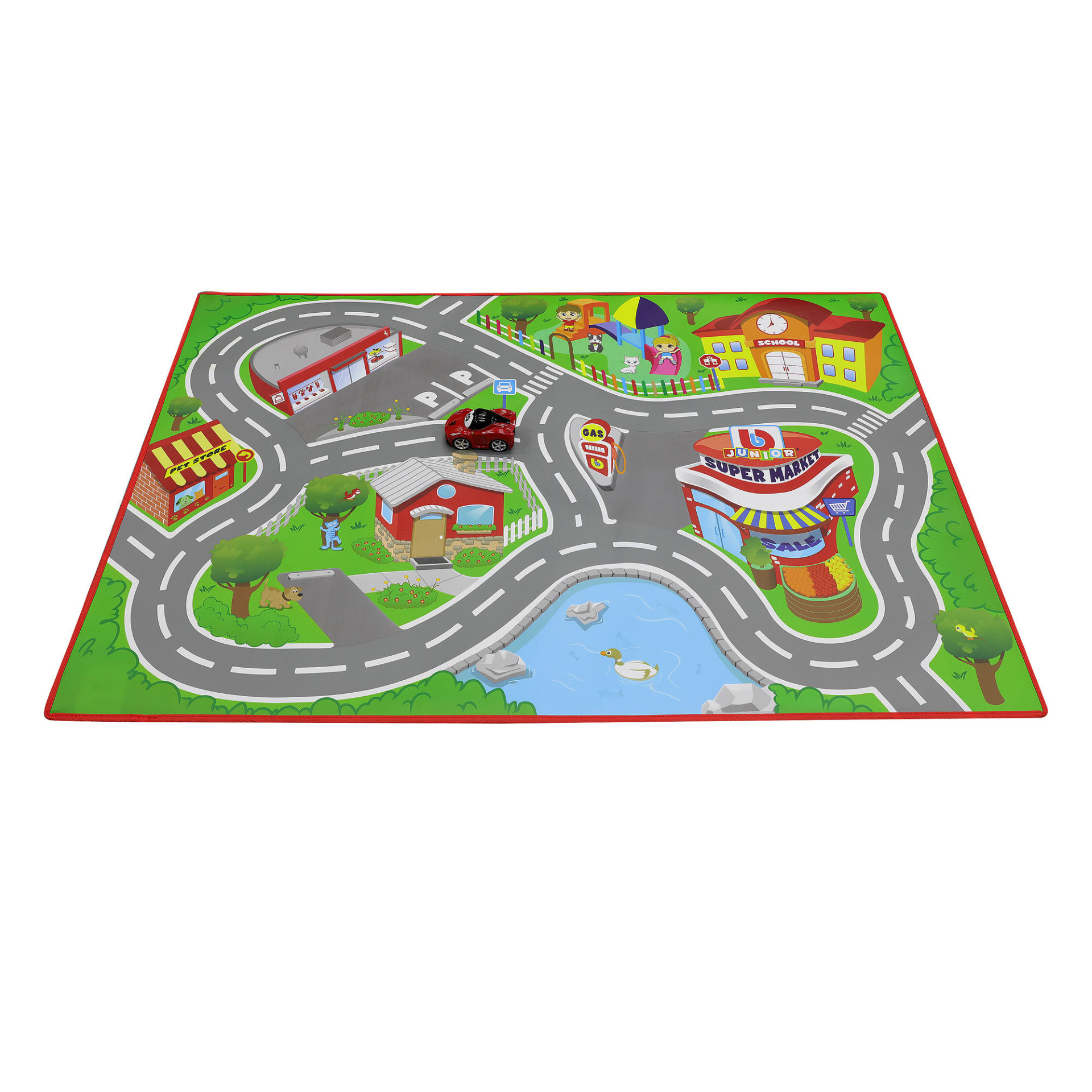 Bb Junior Ferrari City Bilmatta Stad