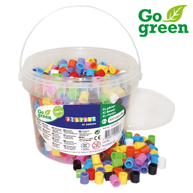 Playbox I'm Green XL-putkihelmi 900 kpl, 10 väriä