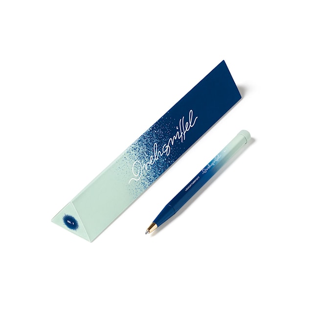 Produktbilde 2 for Kulepenn Gradient Navy/Mint Green Drehgriffel