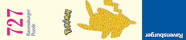 Produktbilde 5 for Pokémon Shaped Pikachu Puslespill 727 brikker, Ravensburger