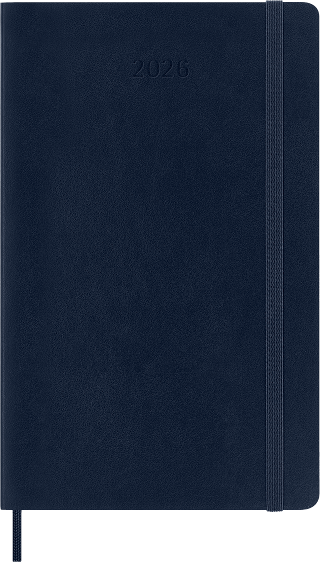 Tuotekuva 2 - Kalenteri 2026 Classic Soft 12M Week Note Large Sapphire Blue Moleskine