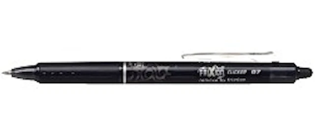 Frixion Clicker 0,7 Svart Raderbar, Pilot