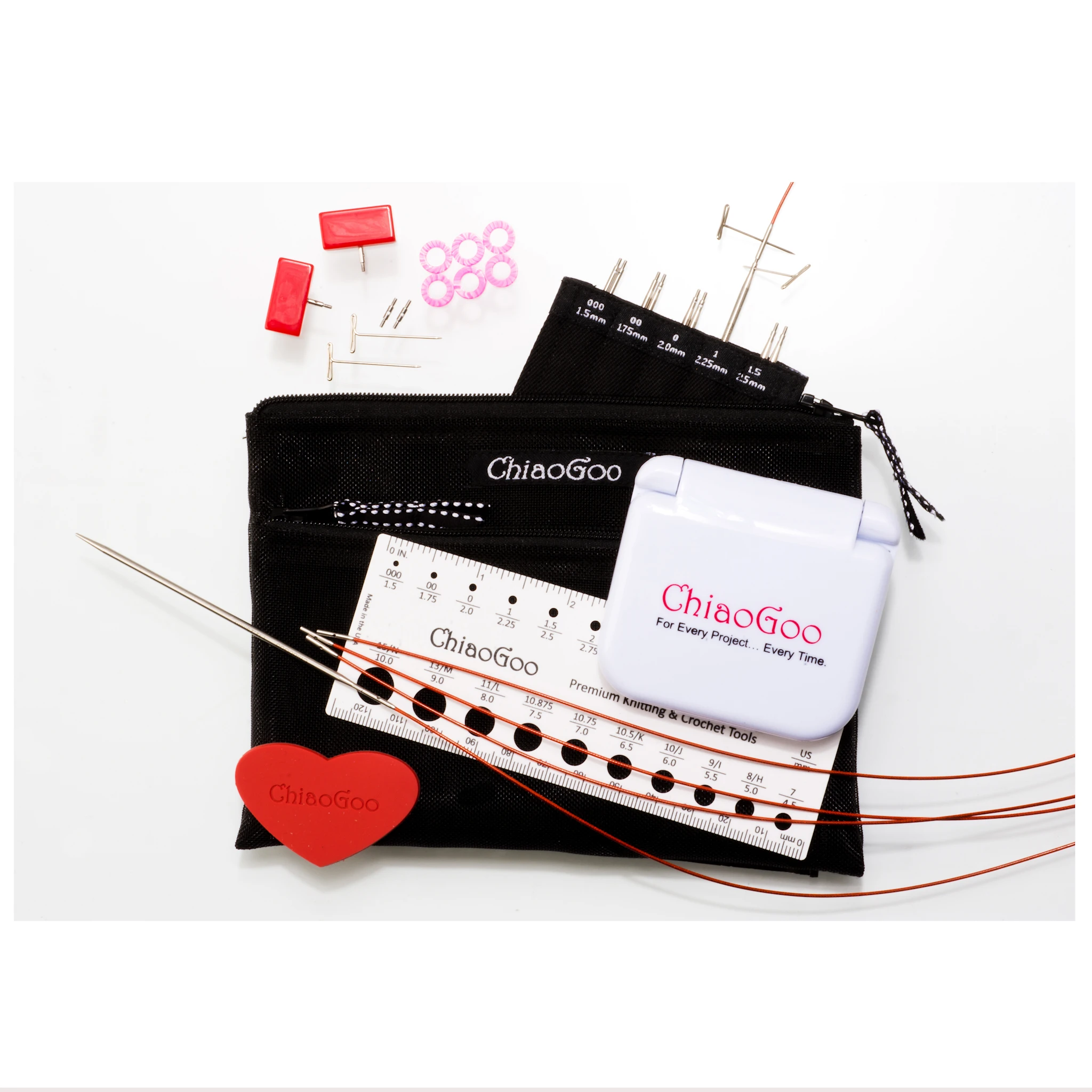 Produktbild för TWIST SS MINI Set 10 cm/1.5-2.5mm [M] ChiaoGoo
