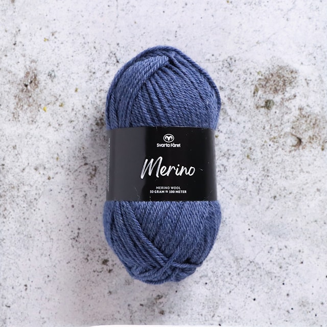 Produktbild 1 för Merino 50g Vintage Denim (041) Svarta Fåret