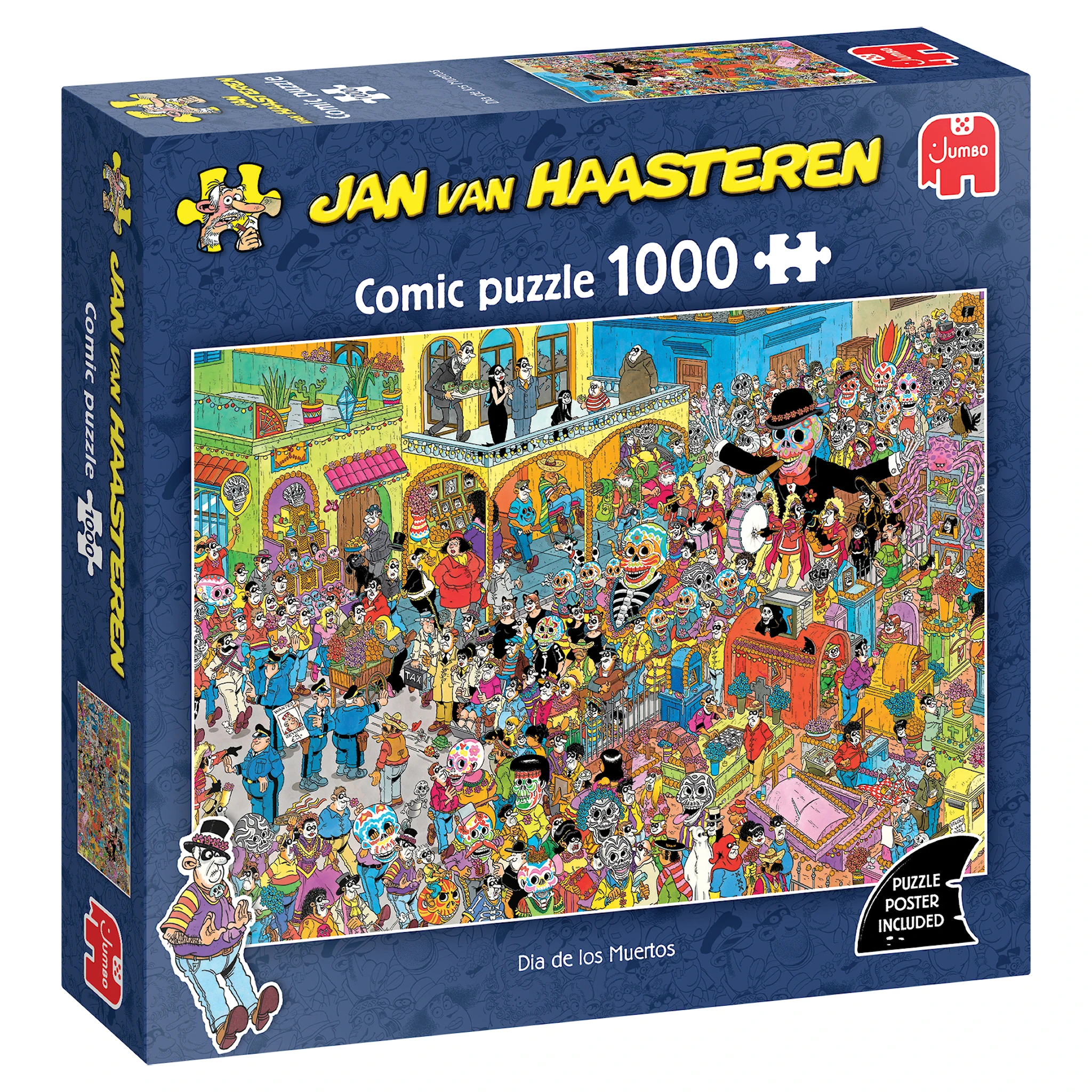 Produktbild för Jan Van Haasteren Dias de los Muertos Pussel 1000 bitar