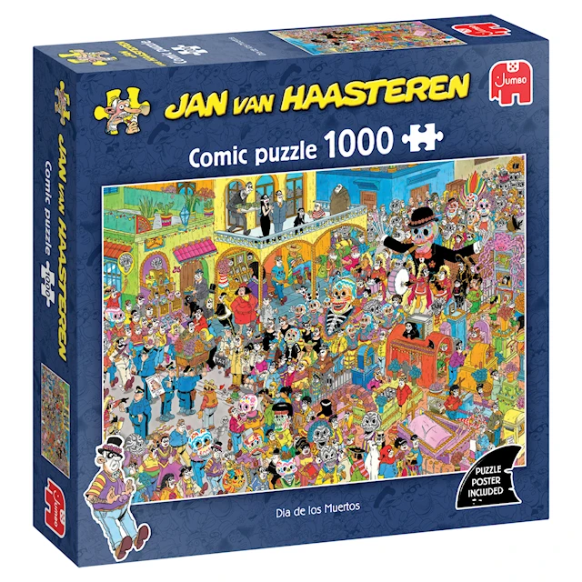 Jan Van Haasteren Dias de los Muertos Pussel 1000 bitar