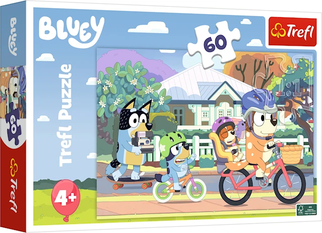 Palapeli Iloinen Bluey 60 palaa, Trefl