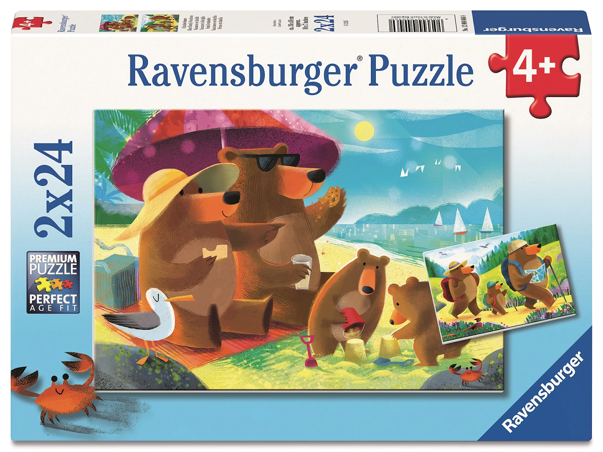 Tuotekuva ille Bear Family Vacations 2x24p Ravensburger