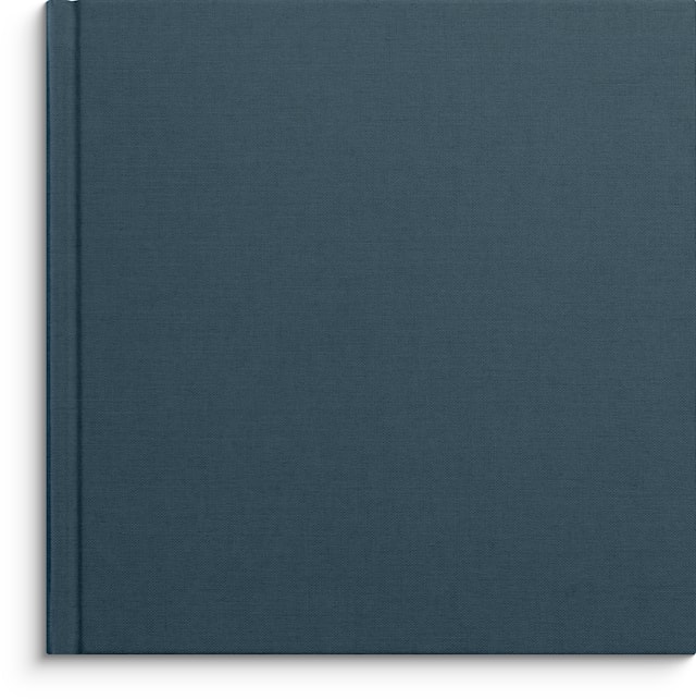 Produktbild 3 för Memory Book Textile Unlined Dark Blue Burde