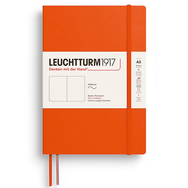 Anteckningsbok A5 Soft Olinjerad Pumpkin Leuchtturm1917