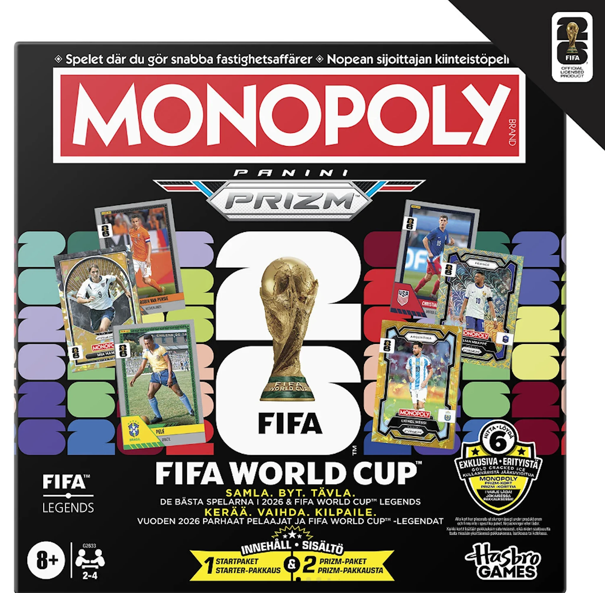 Produktbild för Brädspel Monopoly Fifa Edition Hasbro (SE/FI)