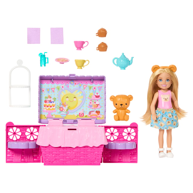 Tuotekuva 3 - Chelsea Teekutsut Piknik Leikkisetti Barbie