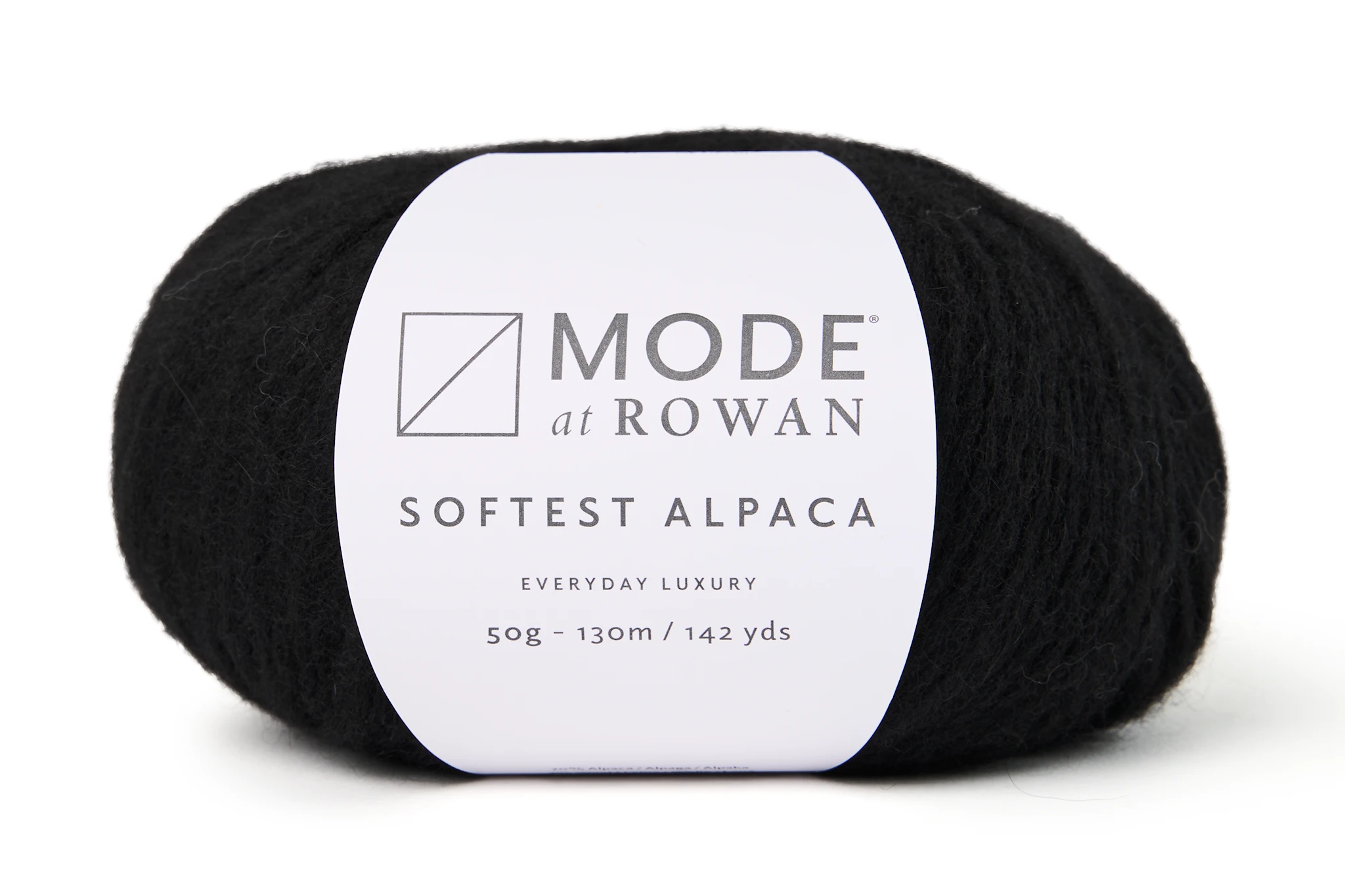Produktbild för Softest Alpaca Alpacka mix 50 gr Black 010 Mode at Rowan