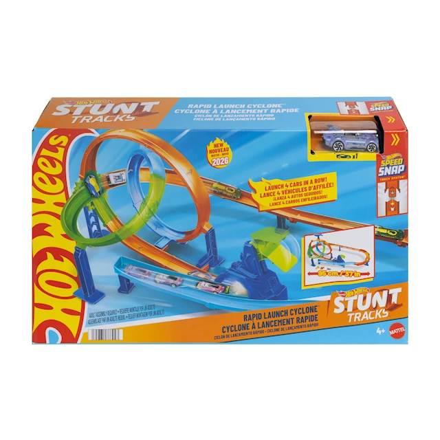 Stunt Tracks Double Loop Smash Hot Wheels