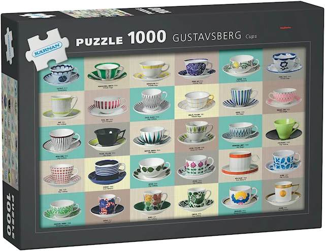 Gustavsberg, Cups, Palapeli, 1000 palaa, Egmont Kärnan