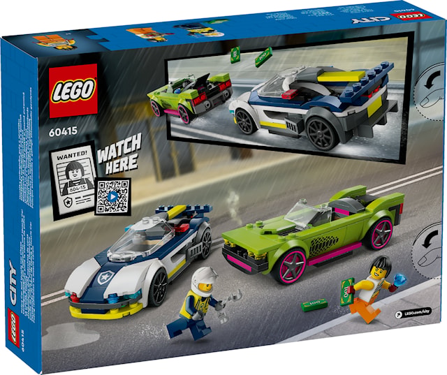Tuotekuva 3 - Poliisiauto ja muskeliauton takaa-ajo LEGO® City (60415)