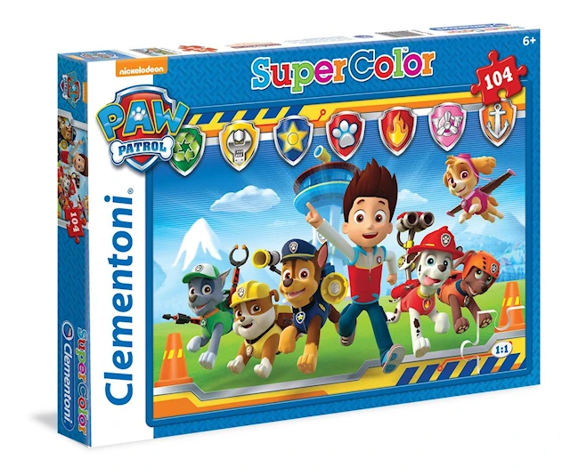 Paw Patrol Pussel 104 bitar, Clementoni