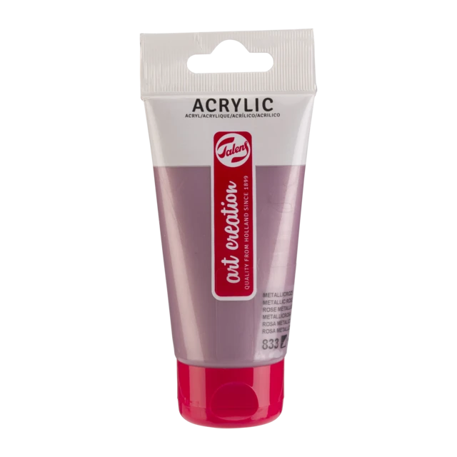 Akryyliväri 75 ml Metallic Rose Talens Art Creation