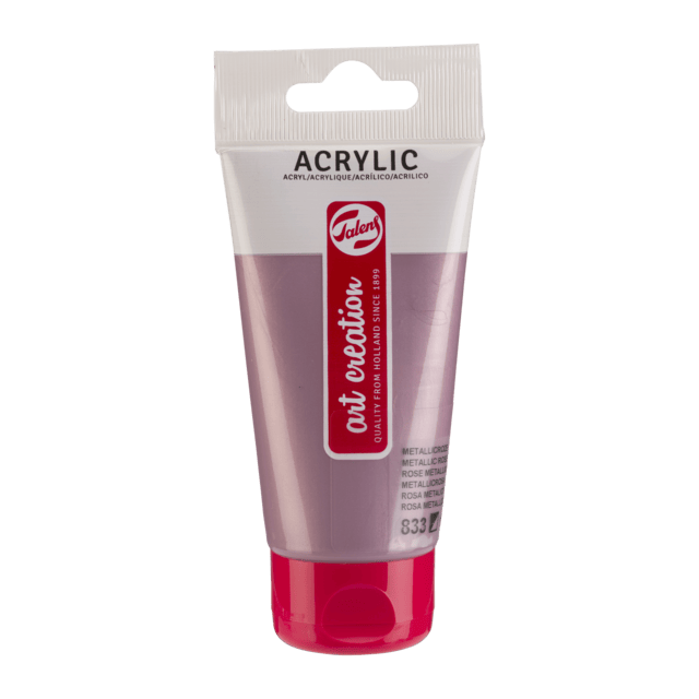 Akryyliväri 75 ml Metallic Rose Talens Art Creation