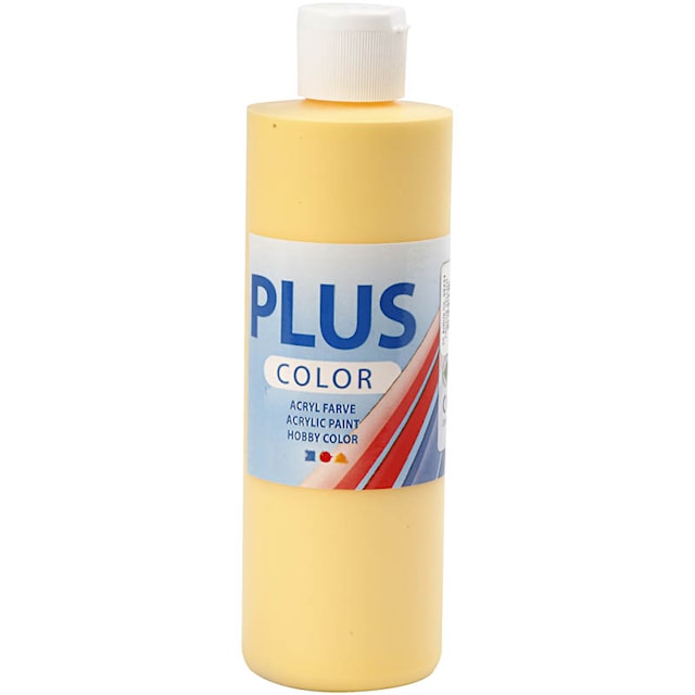 Produktbilde 1 for Plus Color hobbymaling, 250 ml, krokusgul