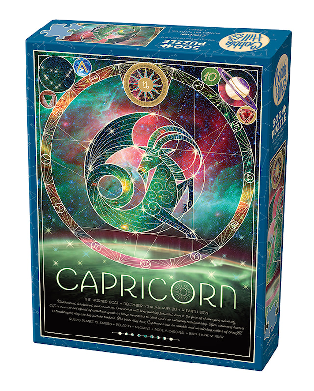 Produktbilde 1 for Puslespill Zodiac Capricorn 500 brikker, Cobble Hill