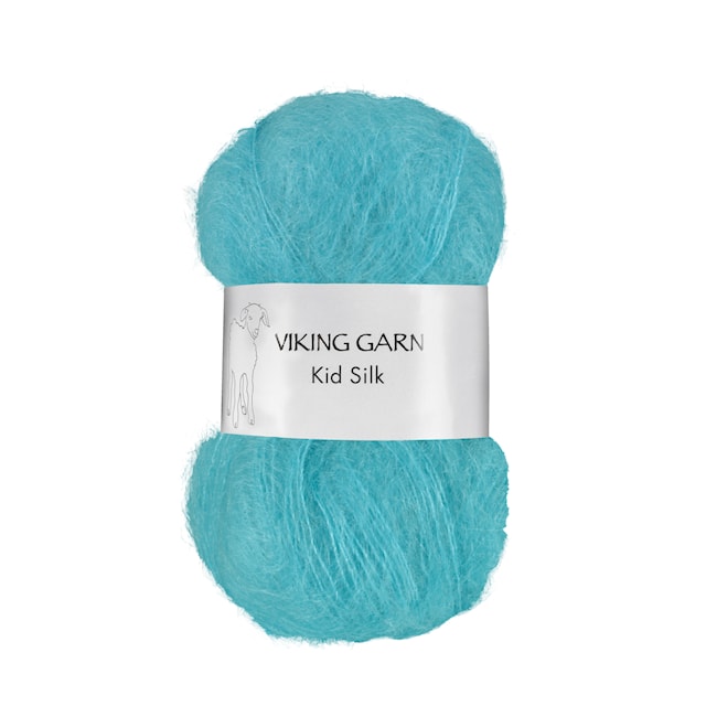 Kid/Silk 25 g Light Turquoise 330 Viking Garn