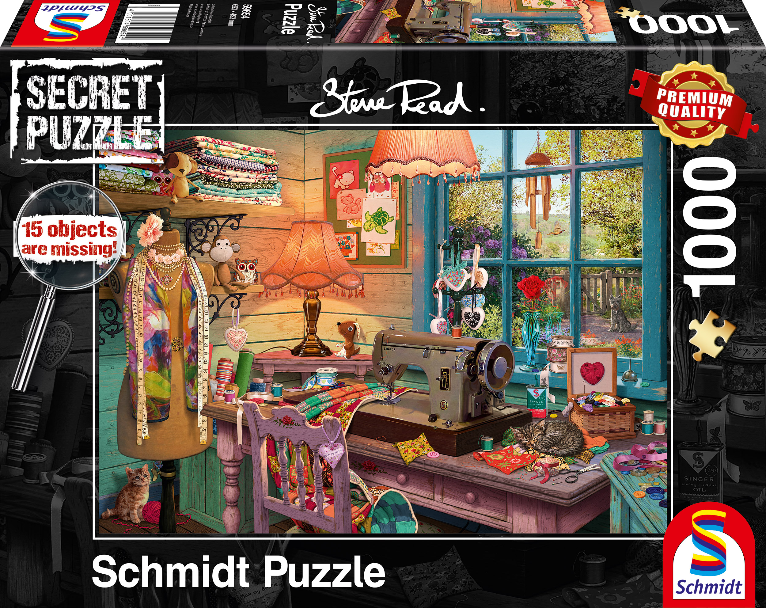In the sewing room Secret Palapelit 1000 palaa Schmidt
