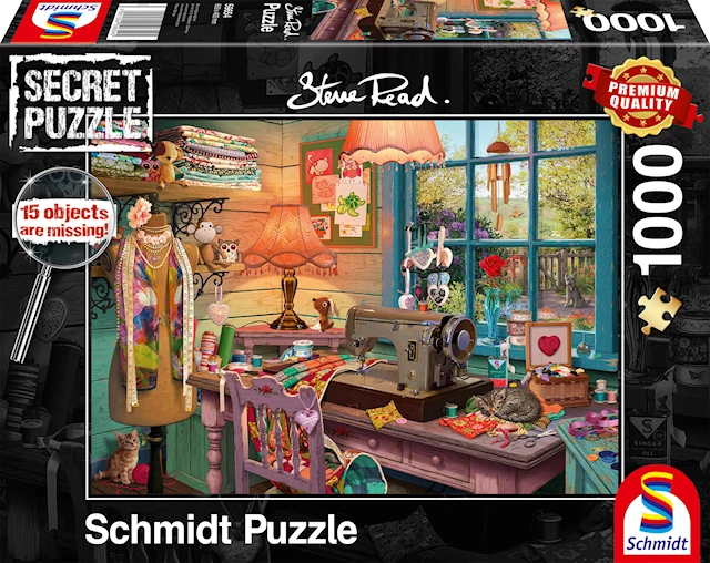 In the sewing room Secret Palapelit 1000 palaa Schmidt