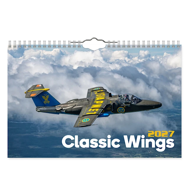 Väggkalender Classic Wings 2027 Gullers