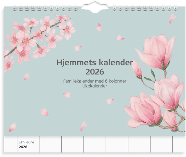 Produktbilde 1 for Hjemmets Kalender 2026 A4 GRIEG