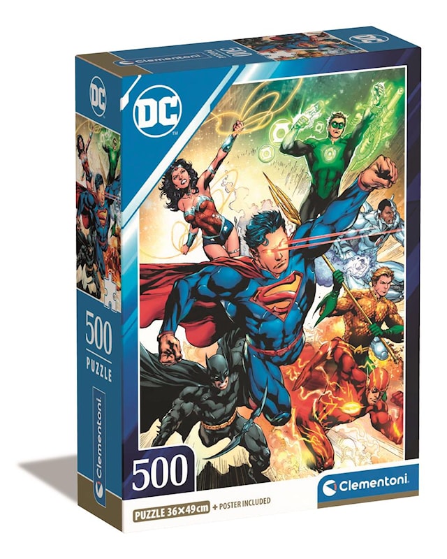 Tuotekuva 1 - Palapelit 500 palaa High Quality Collection DC Comics, Clementoni