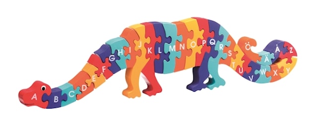 Pusseldjur Dino A-Ö Lanke Kade