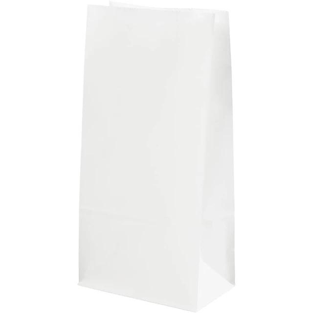 Papperspåsar Vita höjd 22,5 cm 11x6,5 cm 10-pack Creativ Company