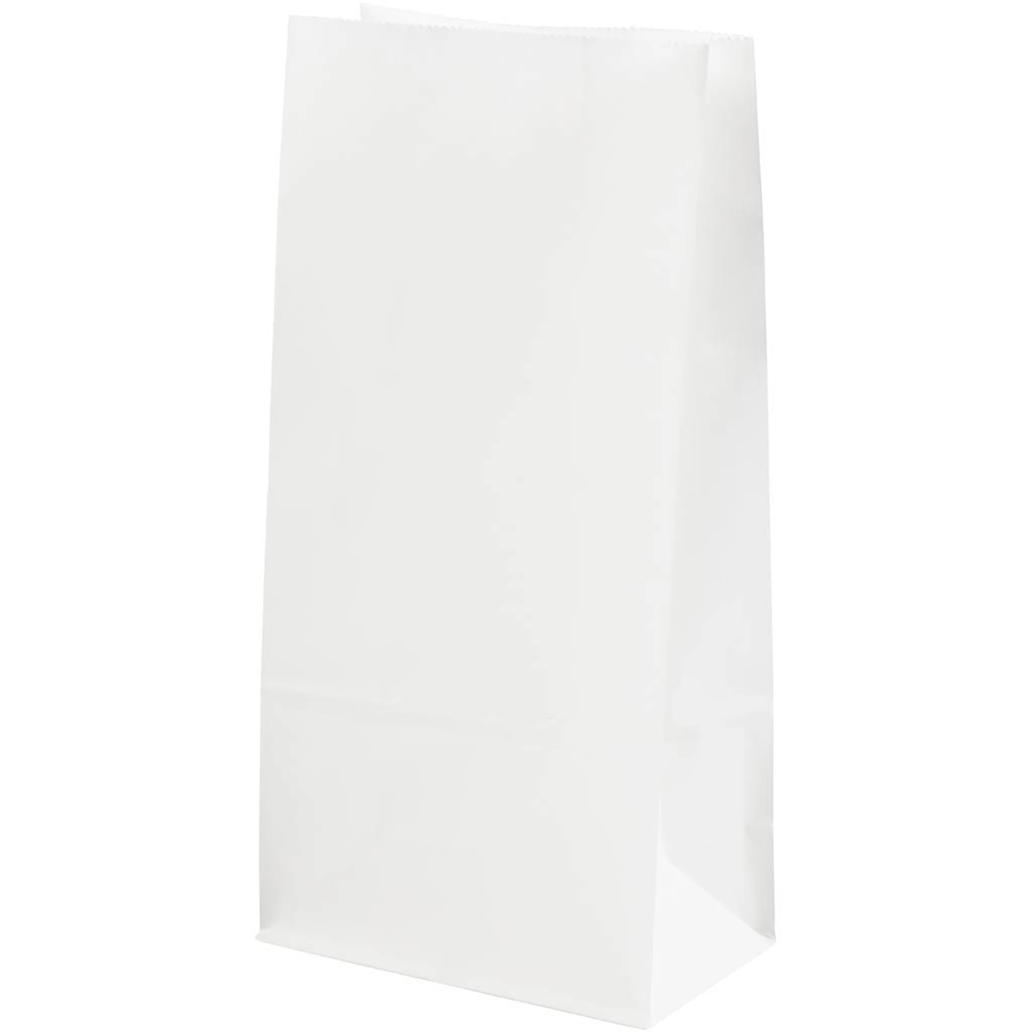 Produktbild för Papperspåsar Vita höjd 22,5 cm 11x6,5 cm 10-pack Creativ Company