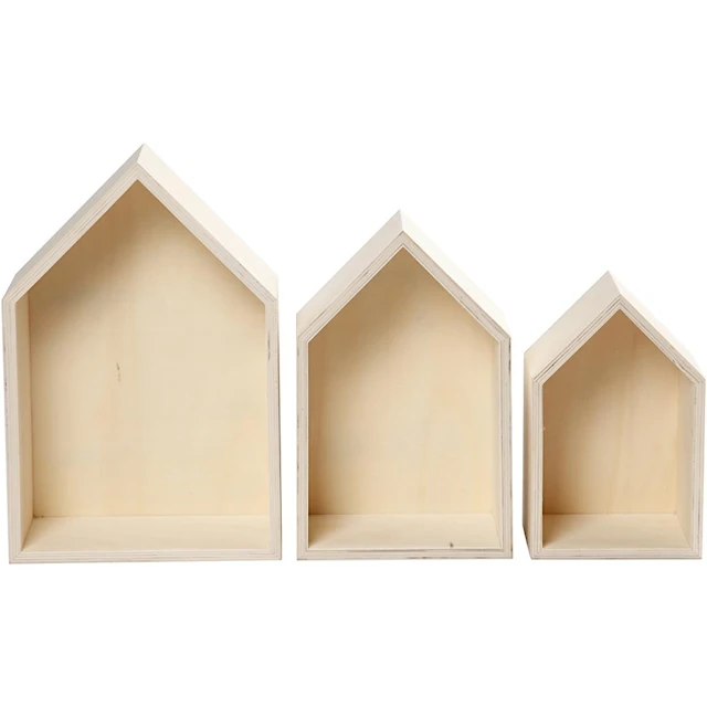 Förvaringslådor 3 st Plywood