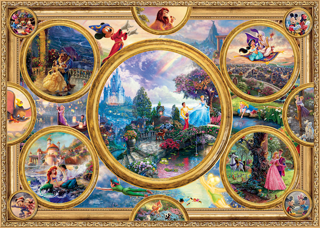 Produktbild 2 för Disney Dreams Collection Thomas Kinkade Pussel 2000 bitar Schmidt