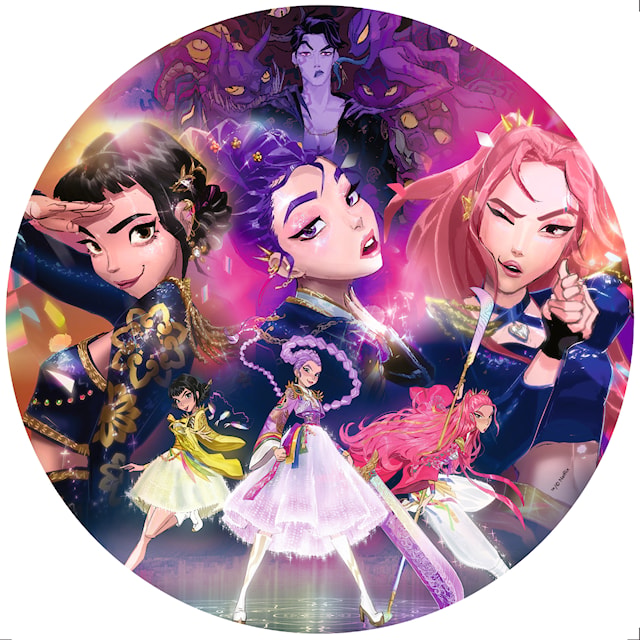 Produktbilde 2 for KPop Demon Hunters Pussel Circle 500 bitar, Ravensburger