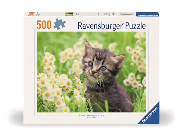 Tuotekuva 1 - Kitten In The Meadow Palapelit 500 palaa, Ravensburger
