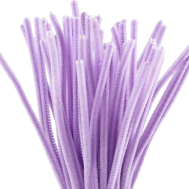 Chenille Piprensare Lila 30 cm x 6 mm 50-pack Creativ Company